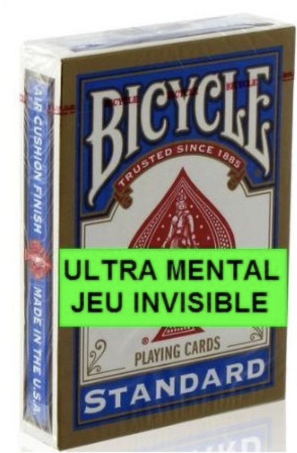 Bicycle Poker blue Ultra mental - Click Image to Close
